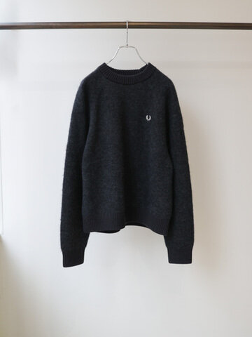 MidiUmi|FRED PERRY K3164 BRUSHED CREW NECK knit /FRED PERRY
