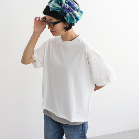 ALWEL|HALE SLEEVE BOXY T - ボックスTee