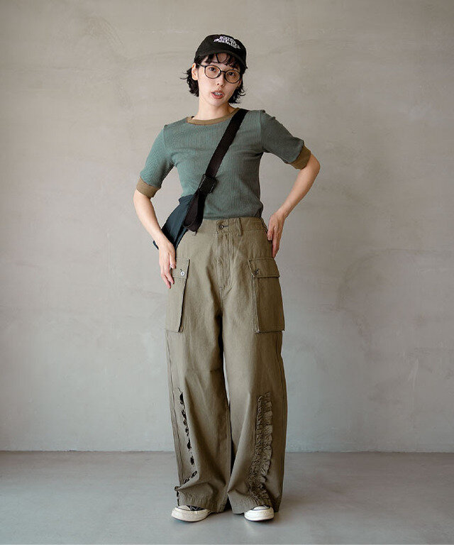 身長:164cm / カラー:160 グリーン系その他 / サイズ:M