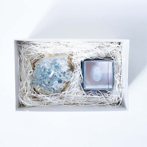 ウサギノネドコ｜Sola cube Mineral / Candle ギフトセット