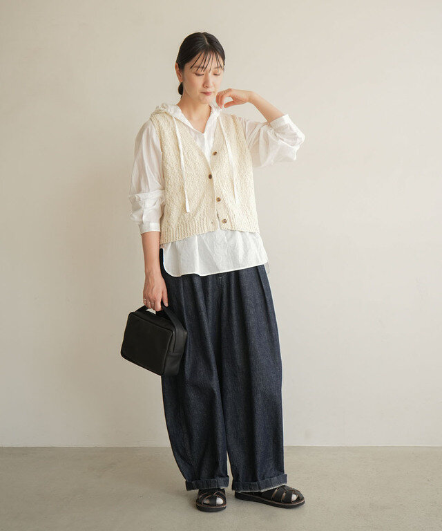 身長:165cm / カラー:12 ivory / サイズ:f