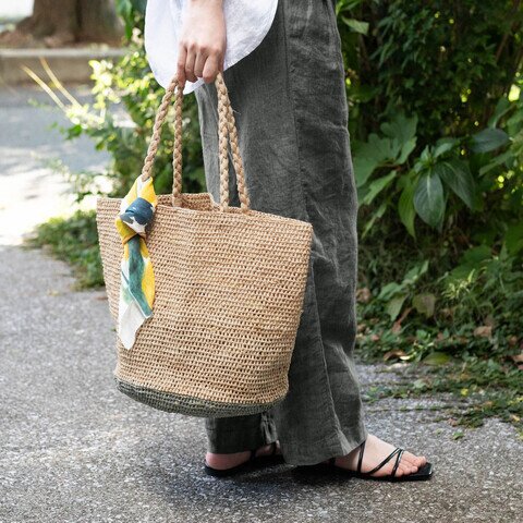 Made in Mada|ラフィアバッグ ALICE MM|かごバッグ トートバッグ
