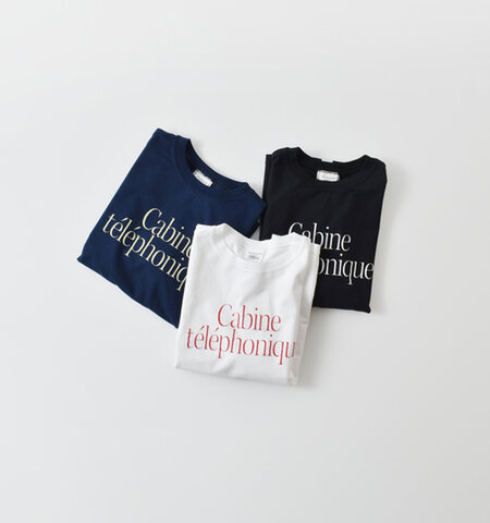 Shinzone|コットン グラフィック プリント Tシャツ “CABIN TELEPHONIQUE TEE” 25smscu15-mn