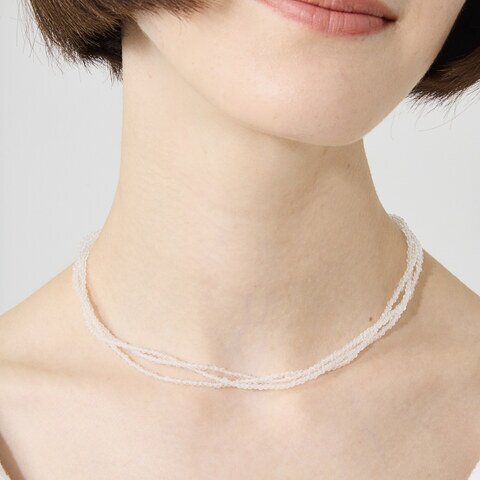 les bon bon|crystal emotion necklace ネックレス 天然石 水晶