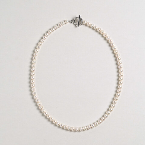 ReFaire｜ボーイズ パール ネックレス Boys Pearl Necklece 925 スターリング シルバー 淡水パール 真珠 アクセサリー RC-NK013 ルフェール プレゼント