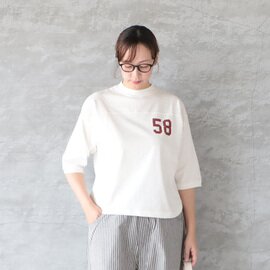 BLUE LAKE MARKET|ヘムラウンド切替プリントプルオーバー