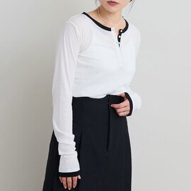 iki|120/2強撚フライスレイヤード プルオーバー 3101CT002262