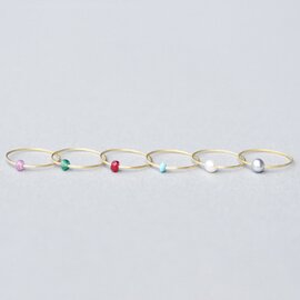Carla Caruso｜14kt Gold ビーズリング "Bead Ring" 120616-beadring ギフト 贈り物