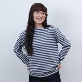 G.F.G.S.|MOKU Boat-neck / 長袖 / 10×10 / サイズ2