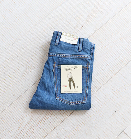 WESTOVERALLS|5POCKET DENIM TROUSERS. 805T- BIO BLUE