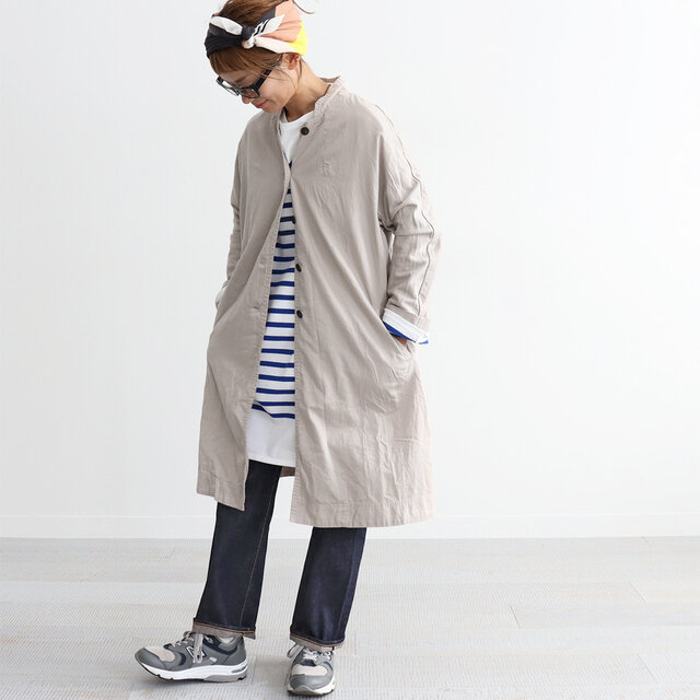 毎年人気。Veritecoeurのアローコート。
くたっとした洗いざらしの風合いがなんとも素敵なんですよね。