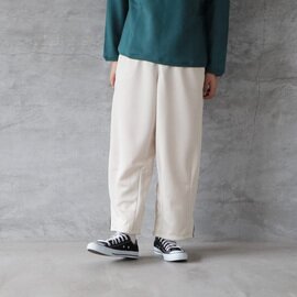 BLUE LAKE MARKET|サイドラインリラックスワイドパンツ