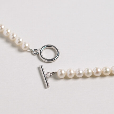ReFaire｜ボーイズ パール ネックレス Boys Pearl Necklece 925 スターリング シルバー 淡水パール 真珠 アクセサリー RC-NK013 ルフェール プレゼント