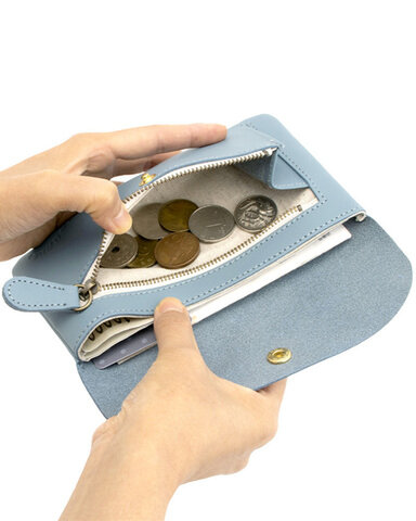 Kanmi｜ポケットにも入る薄型財布「suama ポケットロングウォレット」【WL23-40】財布