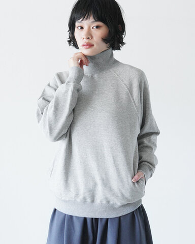 resoglia|ナーズ ハイネック スウェット 裏毛 トップス 長袖 NERDS HIGH NECK SWEAT リソリア