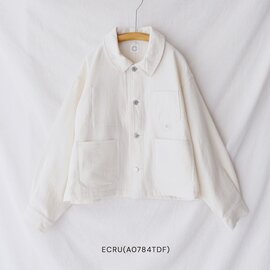 ORCIVAL|フレンチカバーオール ショートジャケット ライトアウター デニム COVERALLS OR-A0784 TDF MDM オーシバル オーチバル