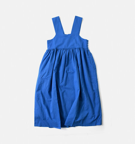 kelen｜コットンクロス ギャザーデザイン ドレス “ARET”