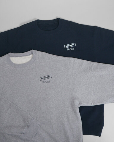 NICK WHITE SPORT|クルーネック スウェットシャツ クルーネックスウェット トレーナー 長袖スウェット ユニセックス Crew Neck Sweatshirt ニックホワイトスポーツ