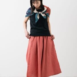 LIVING BASIC|遠州灘リネンコットンキュロット ギフト 日本製 パンツ 吸水 速乾