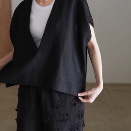 SACRA|ラスティック リネン トップ RUSTIC LINEN TOP 126212071 サクラ