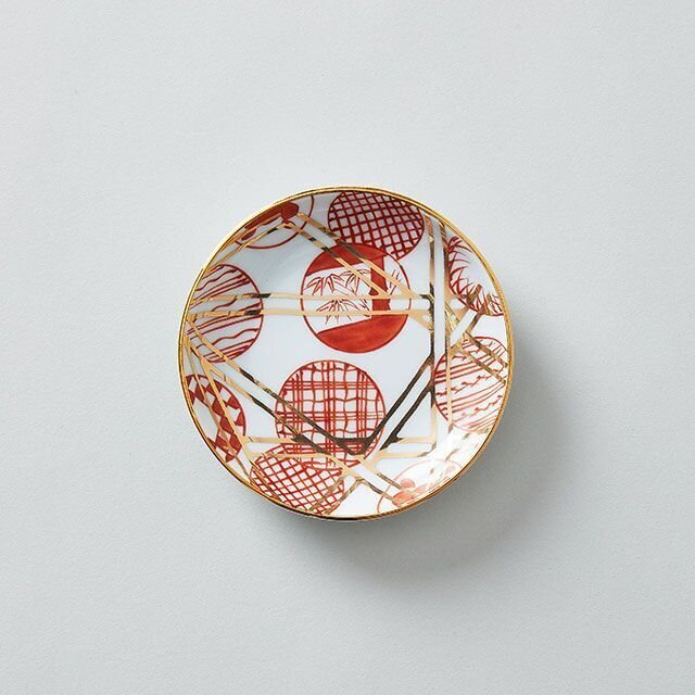 MAME 豆皿 丸散赤丸 / amabro