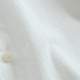 ashuhari｜BandCollar Aline Shirt (バンドカラー Aラインシャツ)