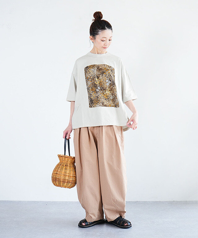 身長:164cm / カラー:02.オイスター / サイズ:onesize