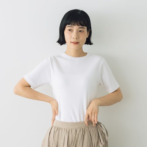 gicipi|CRISTALLO クルーネック Tシャツ