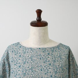 NARU｜(ナル) 60sローン花柄刺繍 バトーブラウス 654935 Tシャツ tシャツ
