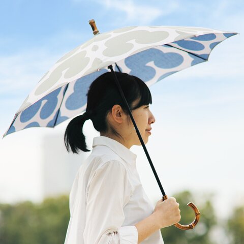 hirali｜手ぬぐい日傘　かさねの色目　～冬凪～　