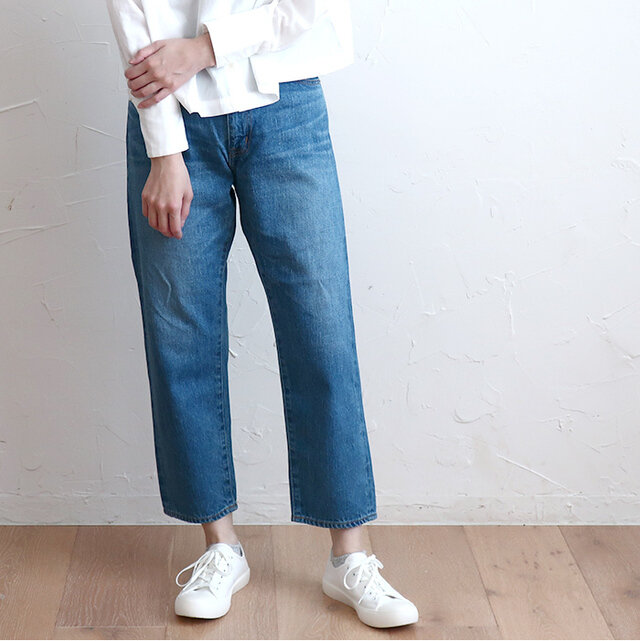 SETTO｜TEXTURE WE MADE 12oz SELVAGE CROPPED JEANS VINTAGE WASH CTX-012LV デニム - arekore market(アレコレマーケット) |
