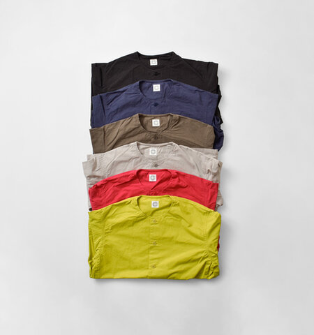 ORCIVAL|ツイルダンプ カラーレス シャツ or-b0421oom-nk