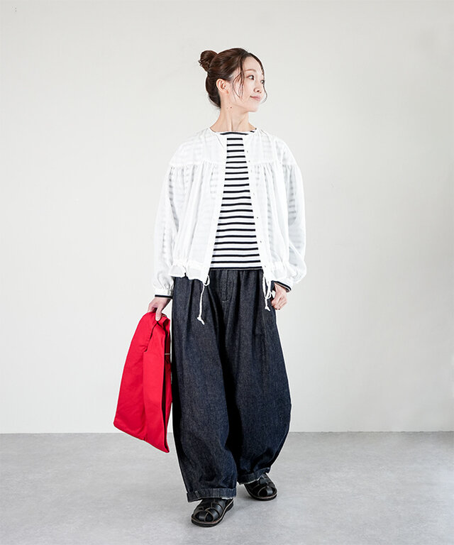 身長:164cm/着用カラー:120 オフ/着用サイズ:2