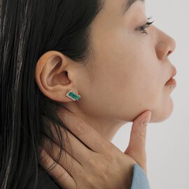 Aperdiem|ラッスル ストーン シングル ピアス “Rustle Stone Single P” 片耳用 81526084-mt