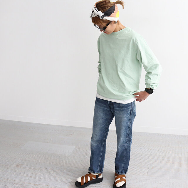 ミント / M 着用、モデル身長:158cm