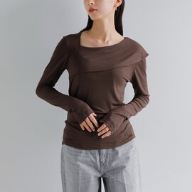 kiehtova|アシンメトリー デコルテ トップス “ASYMMETRY DECOLLETE TOPS” ktwr40-kk