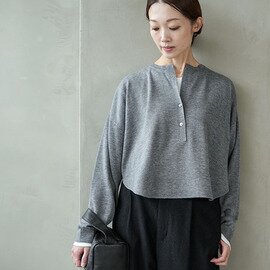 mizuiro ind|【30%OFF】ヘンリーネックプルオーバー henly neck P/O トップス ニット 4-220073