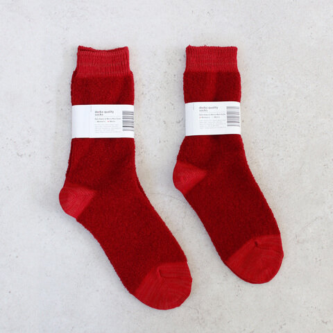 decka quality socks｜Baby alpaca & Merino wool socks/ソックス/靴下