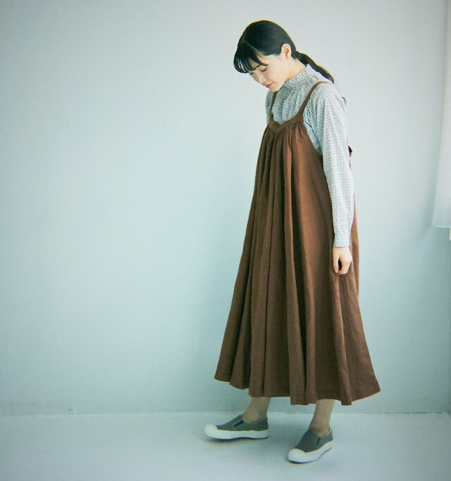 モデル165cm 着用サイズ:0(BROWN)