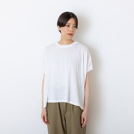 STAMP AND DIARY｜フライス ワイドフレンチスリーブTシャツ