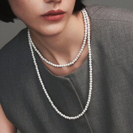 quip queint|powdia long necklace ネックレス シルバー925