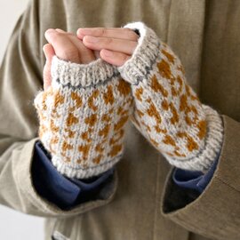 sisam|ミチカケリストウォーマー【クリスマスギフト】【ちくちくしない手袋】【防寒・温活】