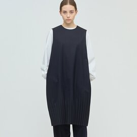 mizuiro ind|プリーツヘムノースリーブワンピース
