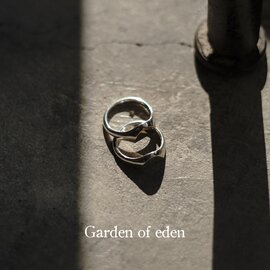 Garden of Eden｜シグネット ブレイク リング シルバー925 18K ゴールド 指輪 重ね付け ギフト ジュエリー アクセサリー ユニセックス メンズ 23AW016 ガーデンオブエデン プレゼント 母の日