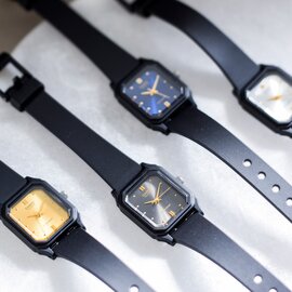 CASIO｜アナログ スクエア フェイス レディース 腕時計 lq-142e-mm  クリスマスギフト 贈り物