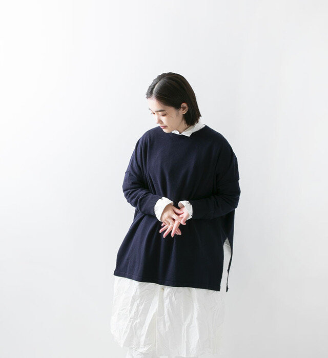 color : NVY , model : 162cm