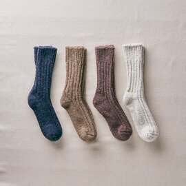 yahae|Recycled Wool Organic Cotton Low Gauge Socks【靴下 ソックス】