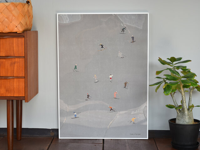 FineLittleDay|ポスター SKIERS 50×70cm