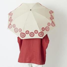 日傘 フラワー刺繍