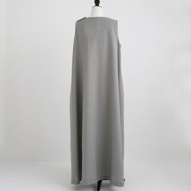 Mochi｜v-neck dress [mo-op-02/green grey]